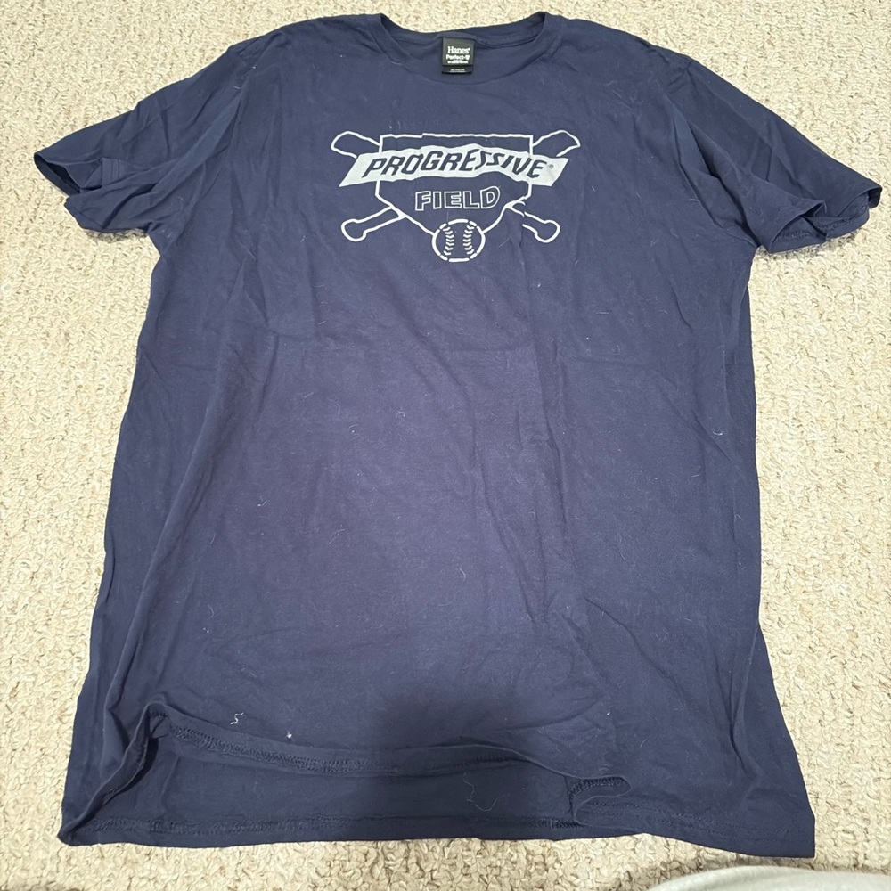 Hanes Navy Blue Progressive Field Women's Tee